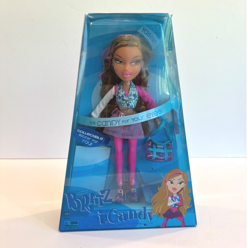 Bratz i-Candy Yasmin Doll MGA Entertainment New in Box 291909 Y2K Vintage Toy
